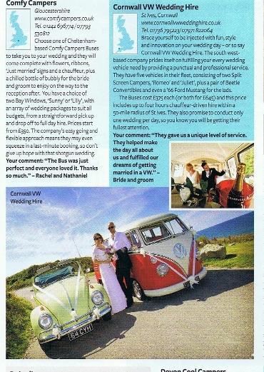 Cornwall VW in camper magazine page 2