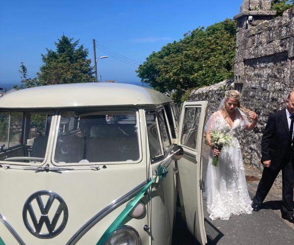 Cornwall VW Wedding hire campers