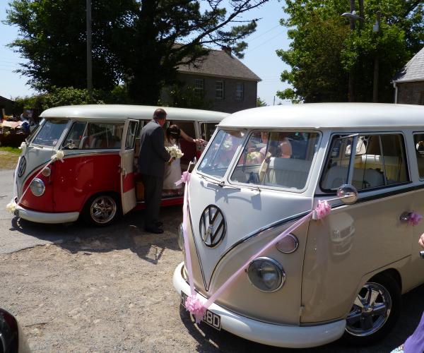 Cornwall VW wedding car hire