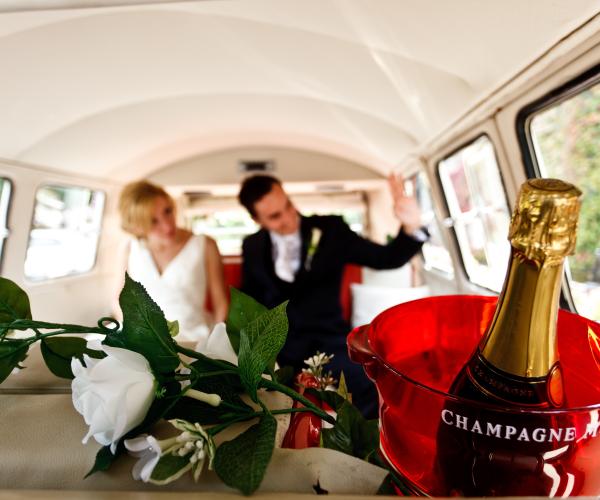 wedding cars at the Glendorgal Hotel, Newquay