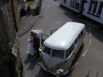 roof of wedding camper