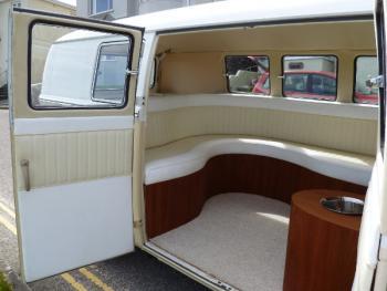 inside the vw camper